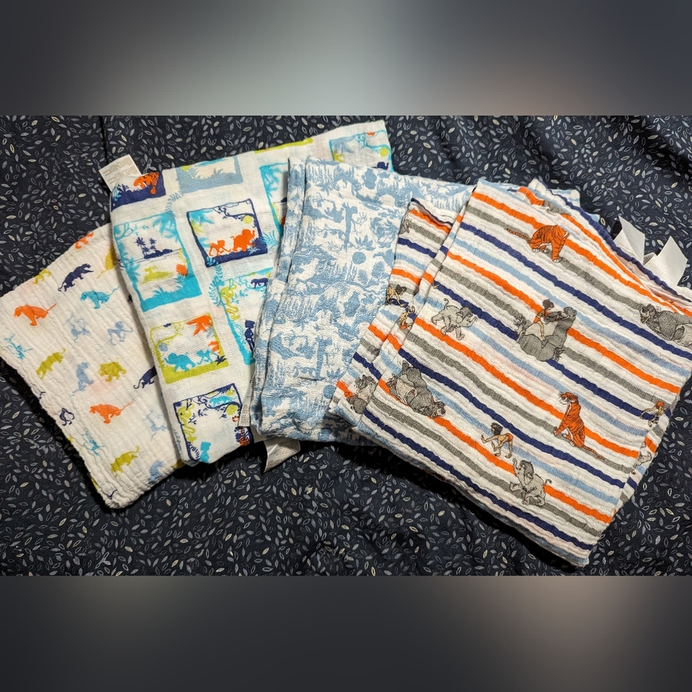Aden and Anais Disney The Jungle Book Swaddles (4)